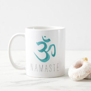 Namaste Om Symbol Yoga Mediation Kaffeetasse