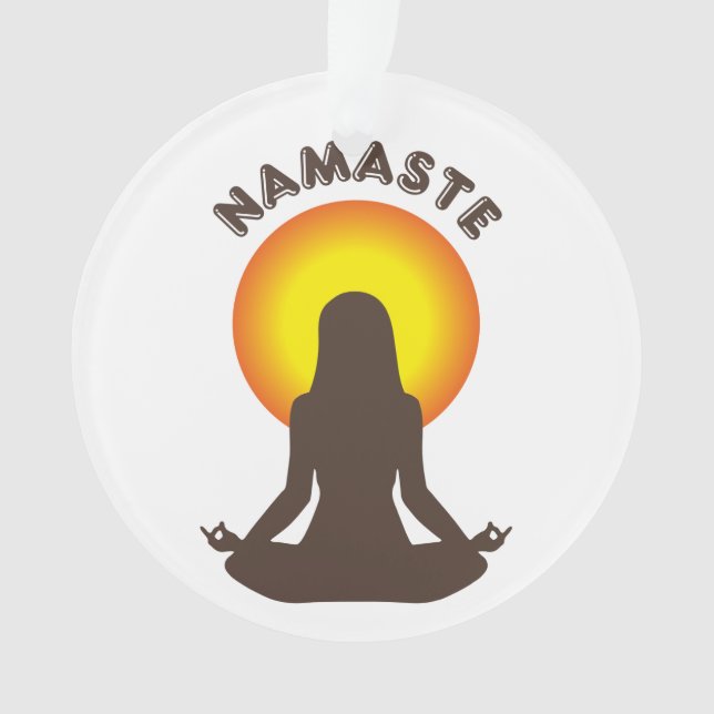 Namaste Ornament (Vorderseite)