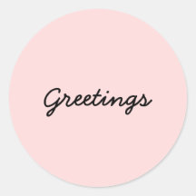 Namaste Peachy Pink Yoga Meditation Sticker