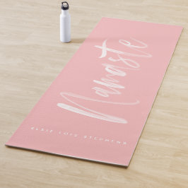 Namaste personalisierte Yogamatte