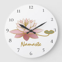 *~* Namaste Pink Lotus Blume Zen Spirituelle Weiß