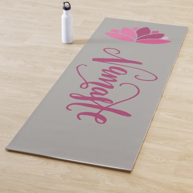 Namaste Pink Lotus Yogamatte (Beispiel)