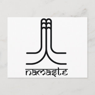 Namaste Postkarte