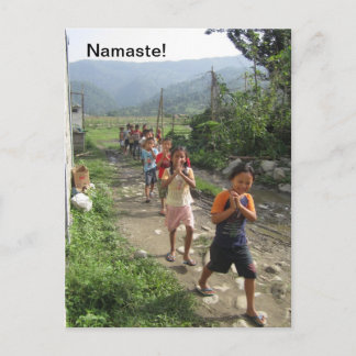 Namaste! Postkarte