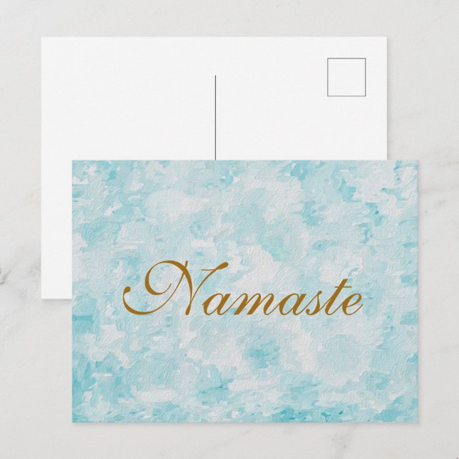 Namaste Postkarte (Vorne/Hinten)