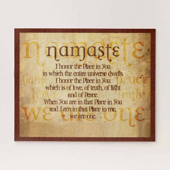 Namaste Puzzle (Horizontal)