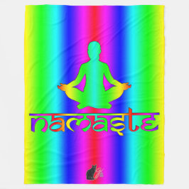 Namaste Rainbow Intentions Fleecedecke