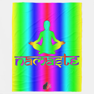 Namaste Rainbow Intentions Fleecedecke