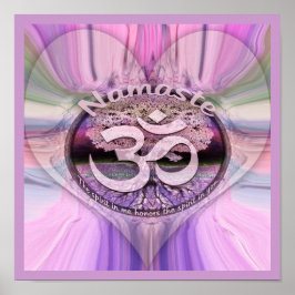 Namaste Rainbow Poster