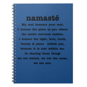 Namaste Sammlung Notizblock