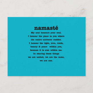 Namaste-Sammlung Postkarte