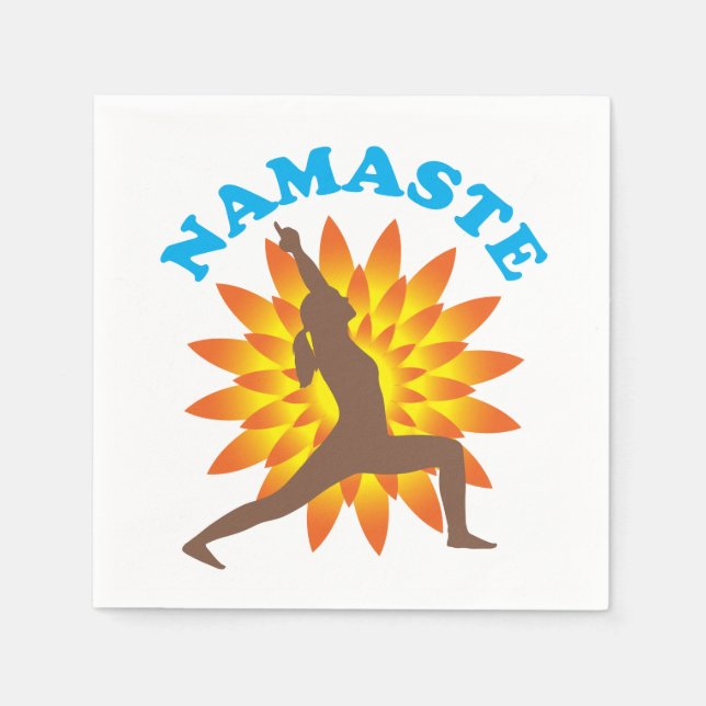 Namaste Serviette (Vorderseite)