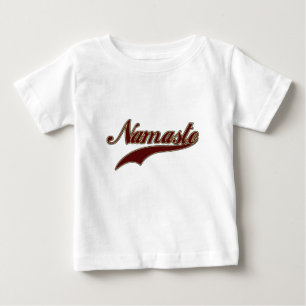 Namaste Stylish Red Burgundy Baby T-shirt