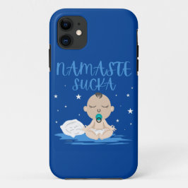 NAMASTE SUCKA lustiges Baby Yoga Zen Master Case-Mate iPhone Hülle