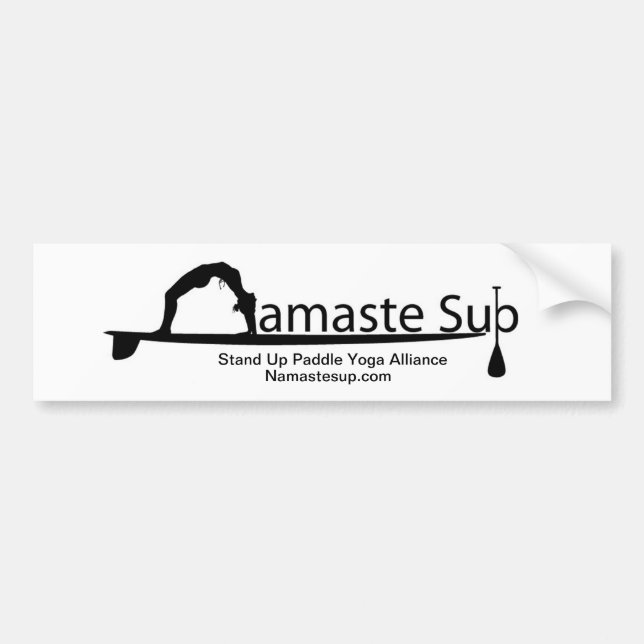 Namaste Sup-Autoaufkleber Autoaufkleber (Vorne)