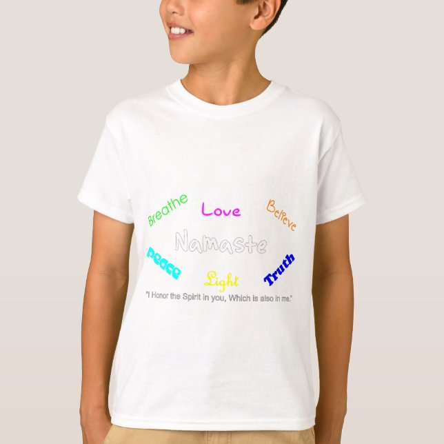 namaste T-Shirt (Vorderseite)