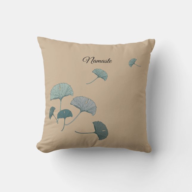 Namaste - Thank You Kissen (Vorderseite)