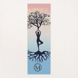 Namaste Typografie Custom Personalisiert Yoga Mat Yogamatte