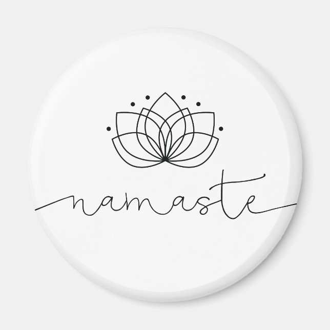 Namaste Typografie Magnet (Vorne)