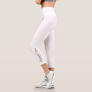 Namaste Vegan Yoga Pants Capri Leggings