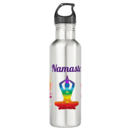 Namaste Wasserflasche Edelstahlflasche