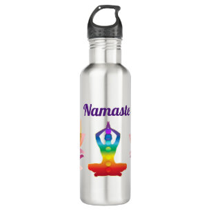 Namaste Wasserflasche Edelstahlflasche