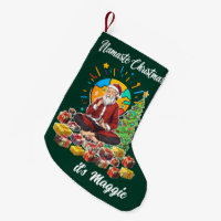 Namaste Weihnachten Kleiner Weihnachtsfest Strumpf
