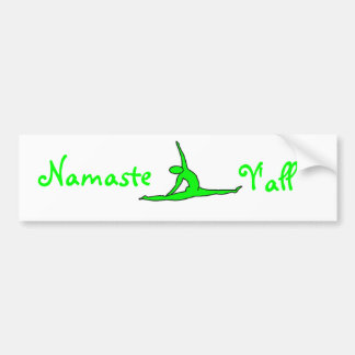 Namaste Y-all-Autoaufkleber Autoaufkleber