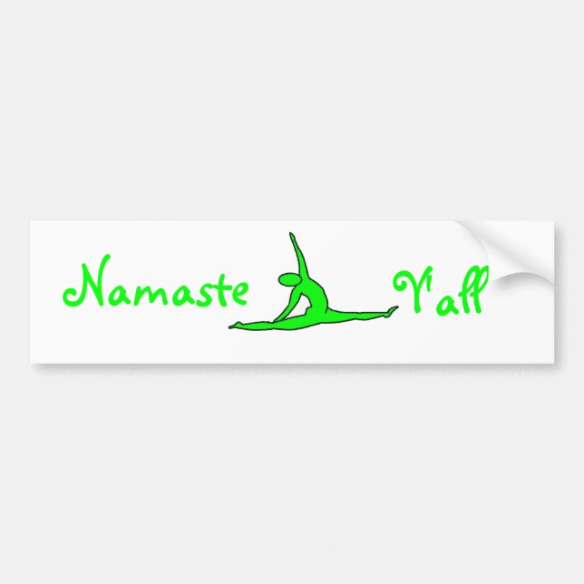 Namaste Y-all-Autoaufkleber Autoaufkleber (Vorne)