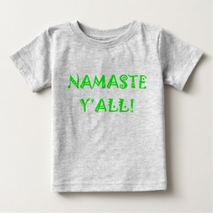 Namaste Y'All - Baby Yoga Bekleidung T-shirt