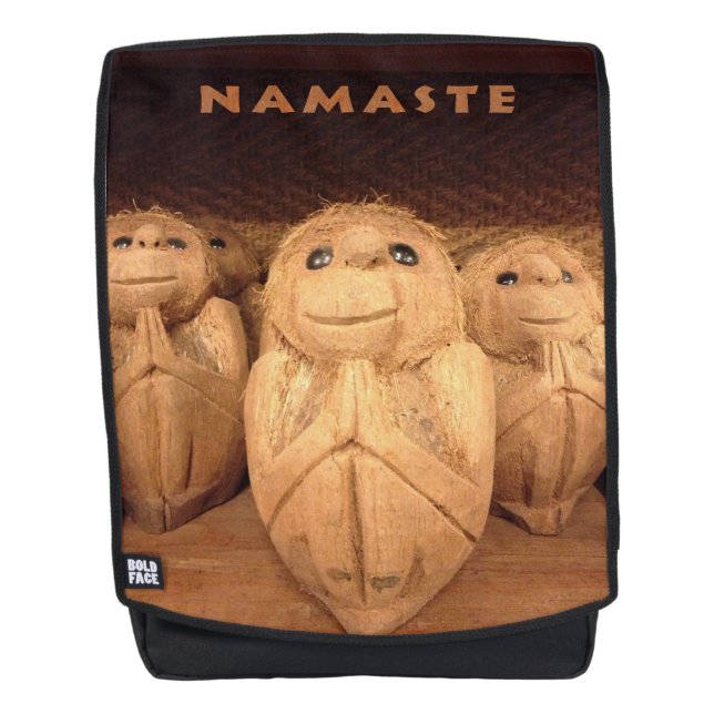 Namaste Yoga-Backpack Rucksack (Vorderseite)
