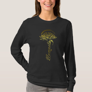 Namaste Yoga Lotus Blume Medizin Motif T-Shirt