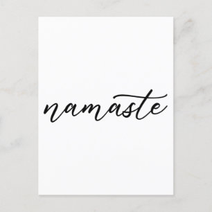 Namaste Yoga Lover Meditation Buddhistischer Buddh Postkarte