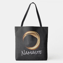 Namaste Yoga Meditation Instructor Black Gold ZEN