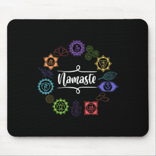 Namaste Yoga Meditation Ruhige Seele Und Körper Yo Mousepad