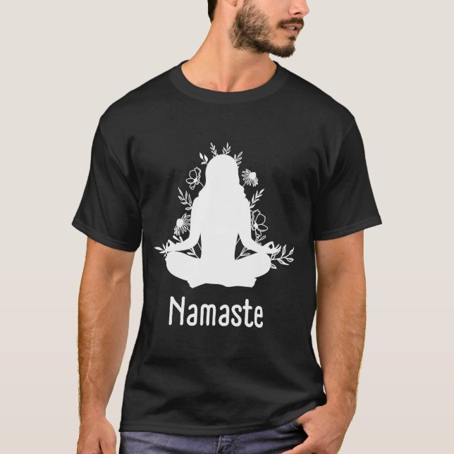 Namaste YOGA Meditation Spirituelle Selbst-Liebe R T-Shirt (Vorderseite)