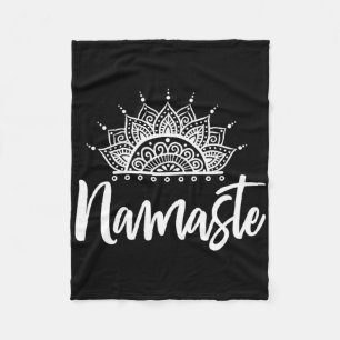 Namaste Yoga-Meditations-Übungs-Yoga-Geschenk  Fleecedecke