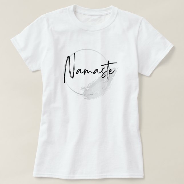 Namaste Yoga-T - Shirt (Design vorne)