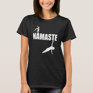 Namaste Yoga-Übungen Zen Fitness Frauen Workout T-Shirt