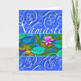 Namaste Yoga Vielen Dank Lotus Blossom Dankeskarte