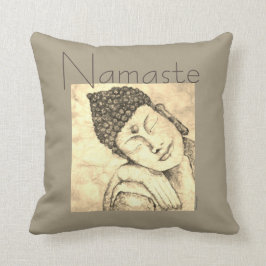 Namaste Zen-Buddha-Aquarell-Kunst-Kissen Kissen