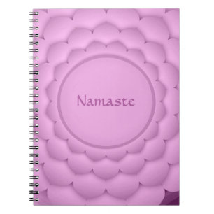 Namaste Zitat Violet Crown Chakra Chi Spirituell Notizblock