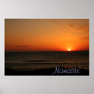 Namaste's Beach Sunrise Poster