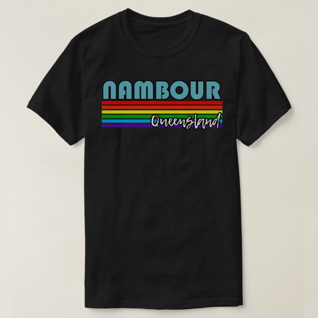 Nambour Queensland Pride Nambour LGBT-Geschenk LGB T-Shirt (Design vorne)