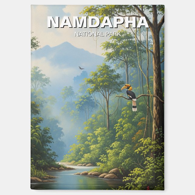 Namdapha National Park India Travel Magnet (Vorderseite)