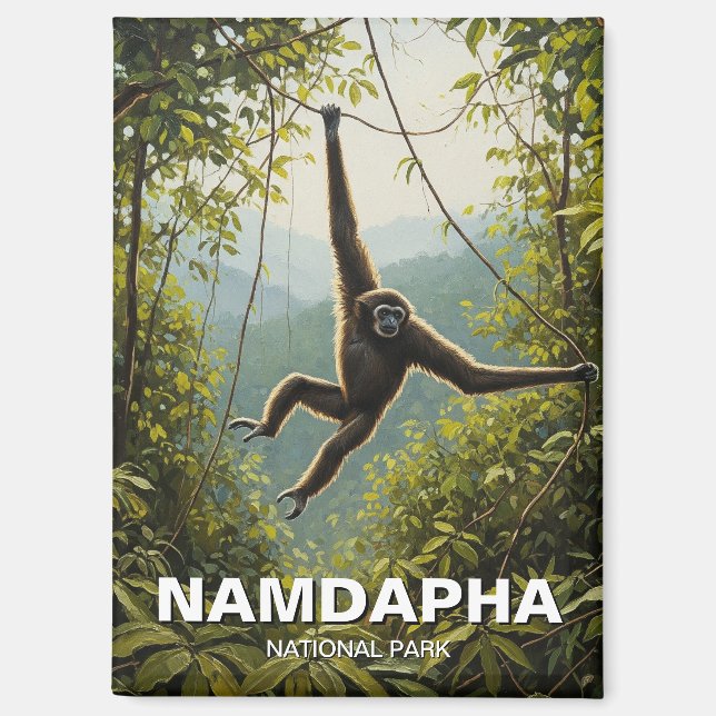 Namdapha National Park India Travel Magnet (Vorderseite)