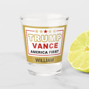 Name, 2025 Trump-Vance Das goldene Zeitalter Schnapsglas