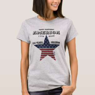 Name 250. Geburtstag Amerika Flagge Damen T-Shirt