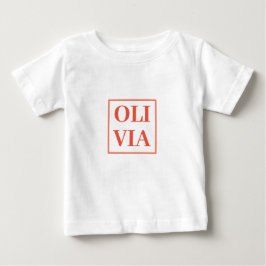 NAME 4 ODER 6 Letter (siehe Matching DA DA MA etc. Baby T-shirt