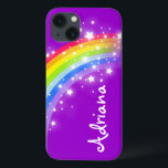 Name 7 Buchstaben Regenbogen lila Mädchen Pad Fall Case-Mate iPhone Hülle<br><div class="desc">Helfen Sie mit diesem hübschen Regenbogendesign-Ipad-Gehäuse, das Ipad Ihres Kindes vor Stößen zu schützen. Personalisieren Sie mit Ihrer Tochter oder Mädchen Namen bis zu 7 Buchstaben. Dieses Beispiel liest Adriana. (***Bitte beachten Sie, dass einige Namen aufgrund der Art des Schriftartes nicht immer passen. Exklusiv von Sarah Trett entworfen und illustriert....</div>